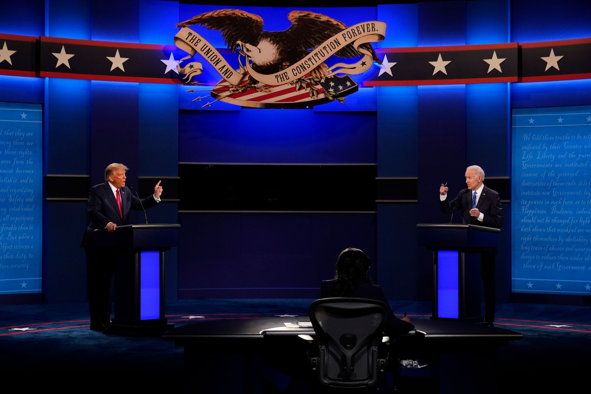 Sista debatten inför presidentvalet blev en relativt sansad affär