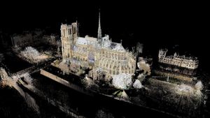 Laserscanning möjliggör restaureringen av Notre Dame